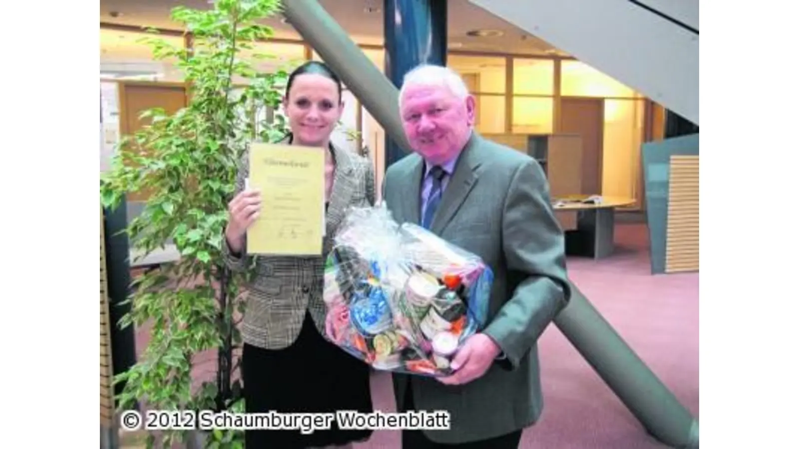 Halbes Jahrhundert lang der Bank treu (Foto: em)