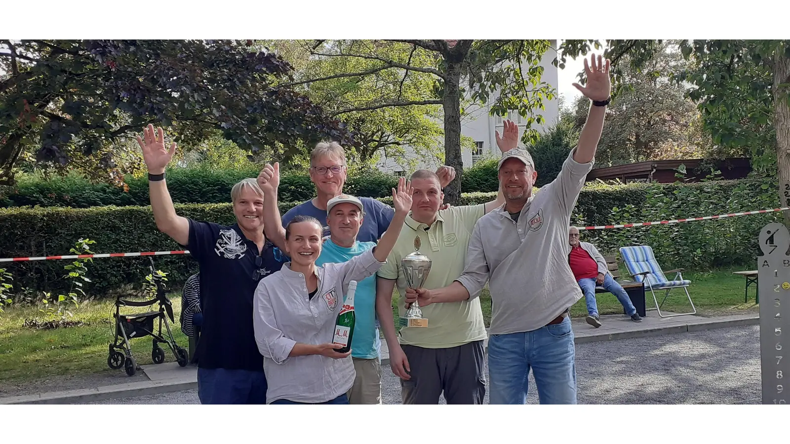 Die Mannschaft „City Boule“ sichert sich die Stadtmeisterschaft. (Foto: privat)