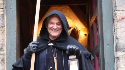 Nachtwächter Dieter Kohser hat gut zu tun. (Foto: gi)