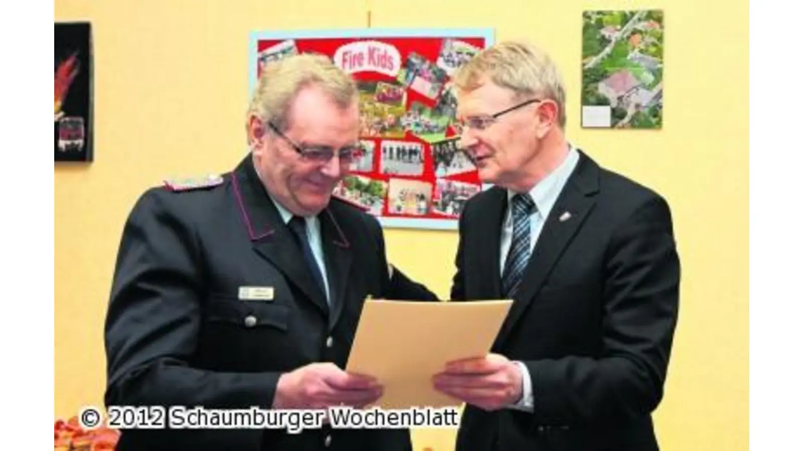 Wechsel in der Führung der Wendthäger Wehr (Foto: red)