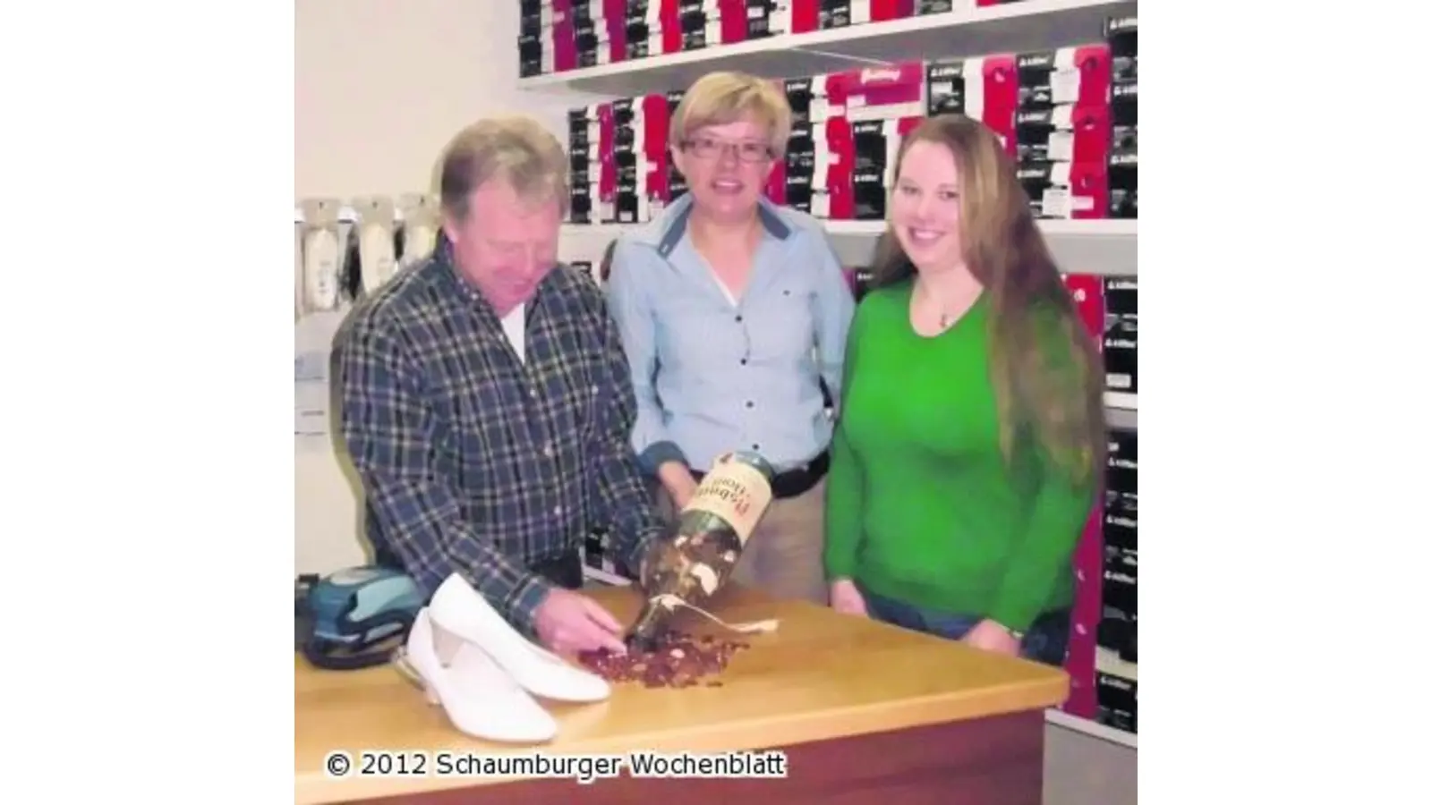 Centstücke aus der Flasche (Foto: bt)