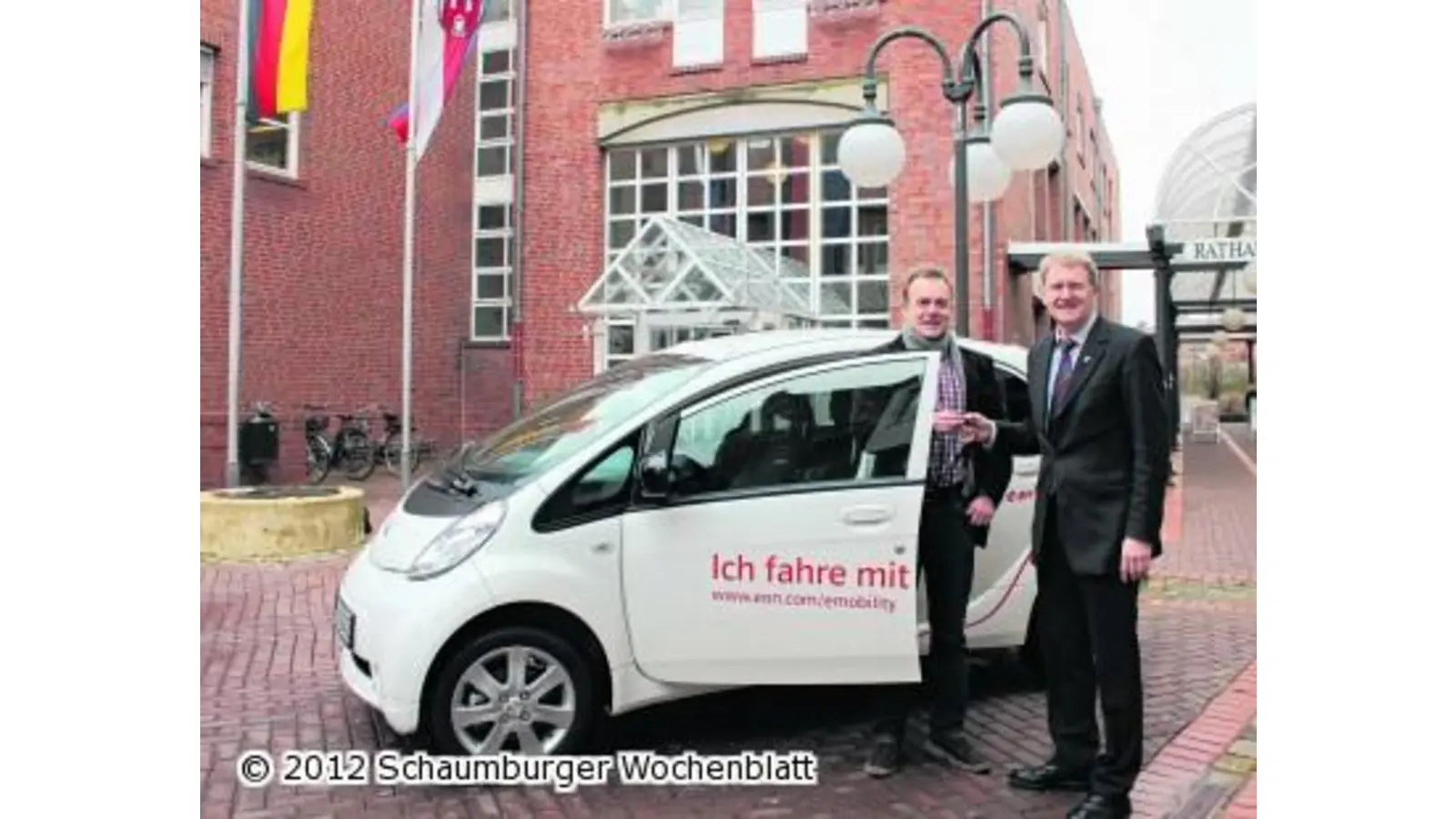 Die Verwaltung gibt nun mit Strom Gas (Foto: mh)