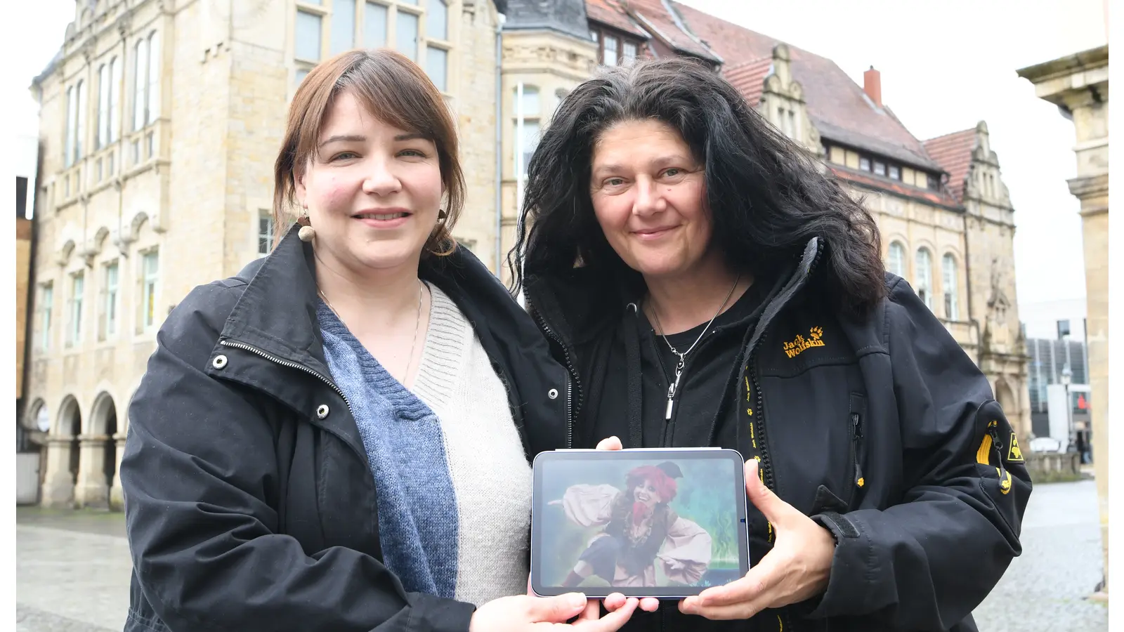 Stephanie Feindt und Susii Liere freuen sich schon auf das Casting in Bückeburg. (Foto: nd)