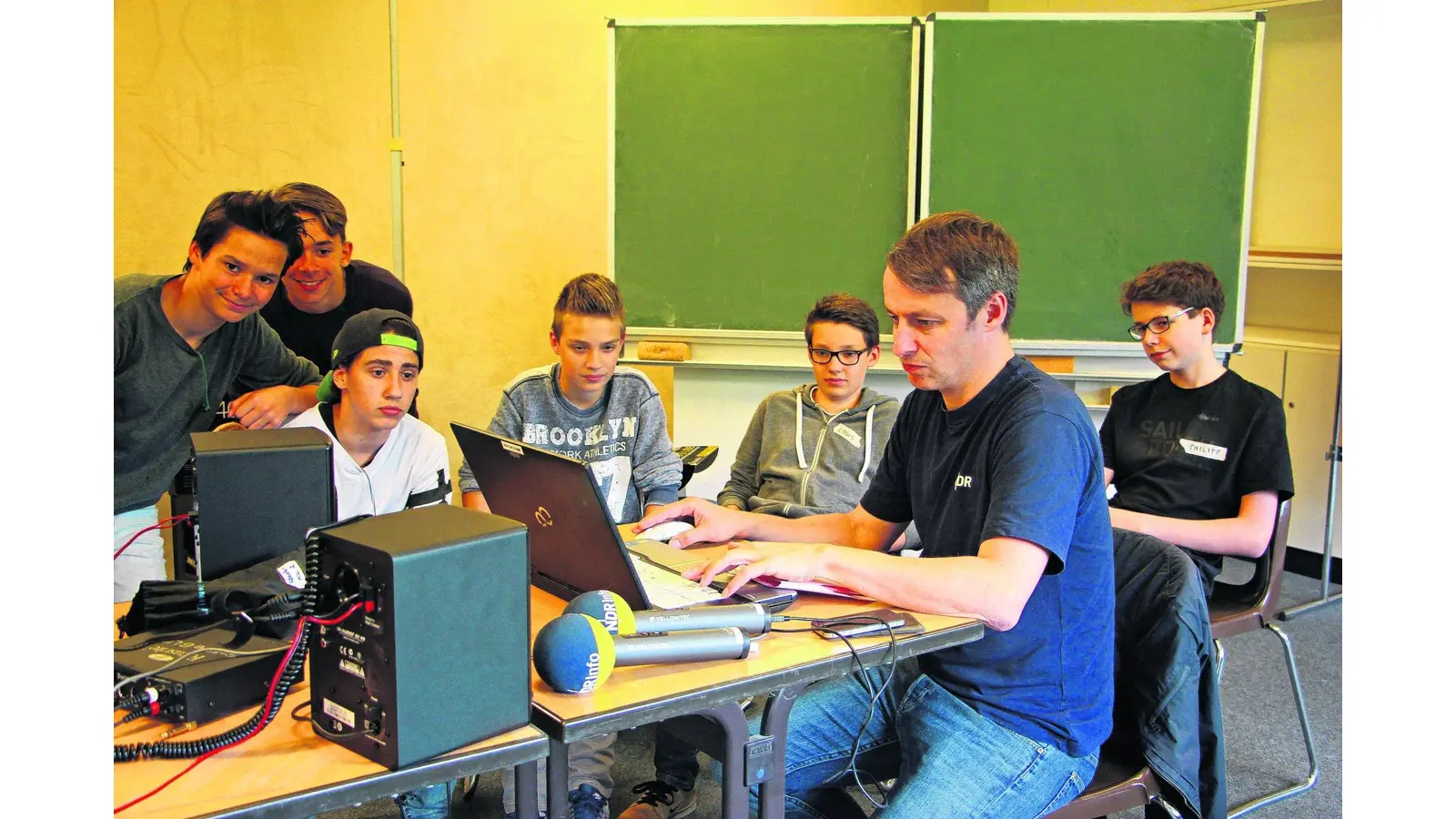 Schüler schauspielern und dichten für die Demokratie (Foto: jl)