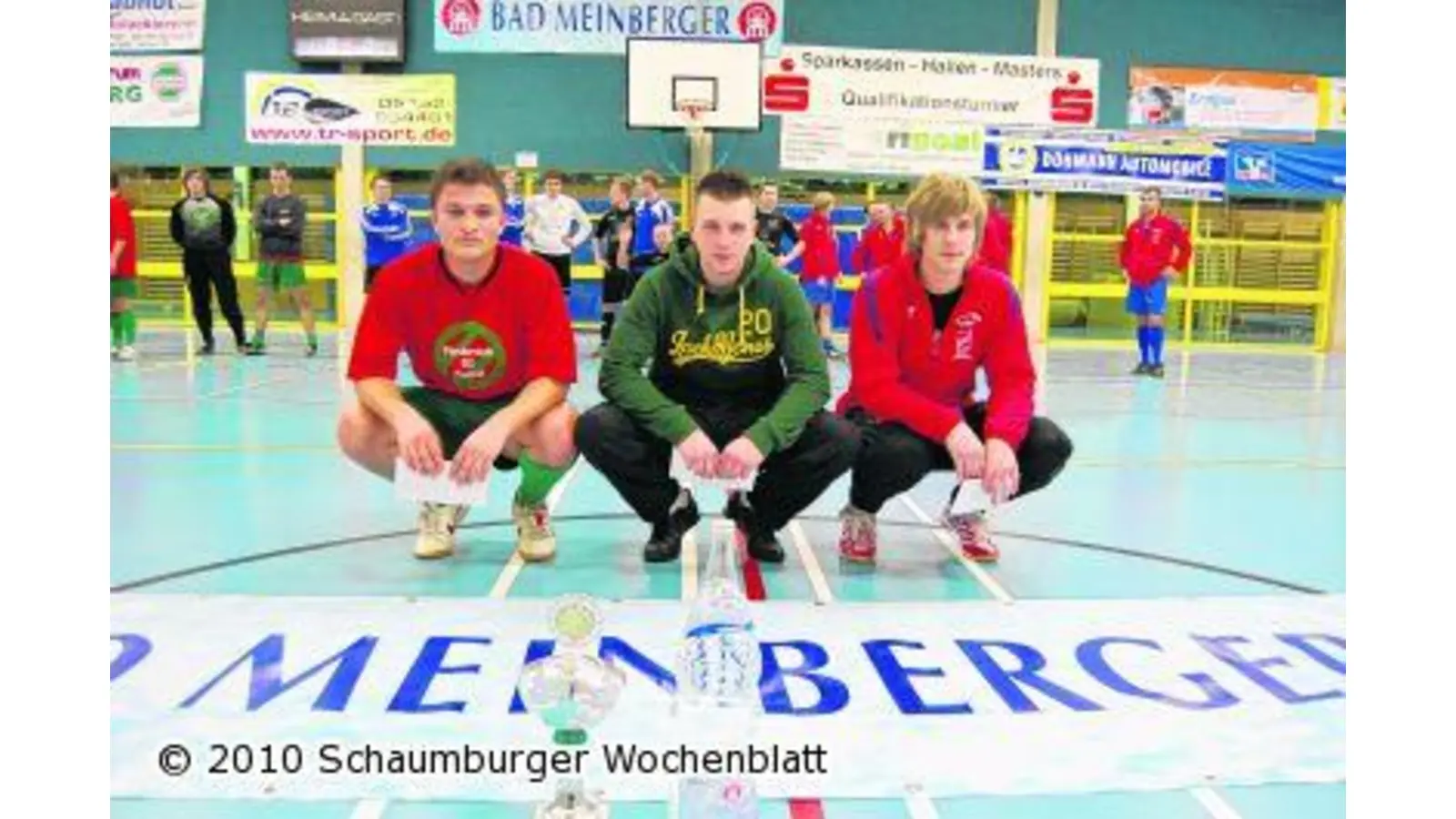 Die drei Besten des Turniers (Foto: ste)