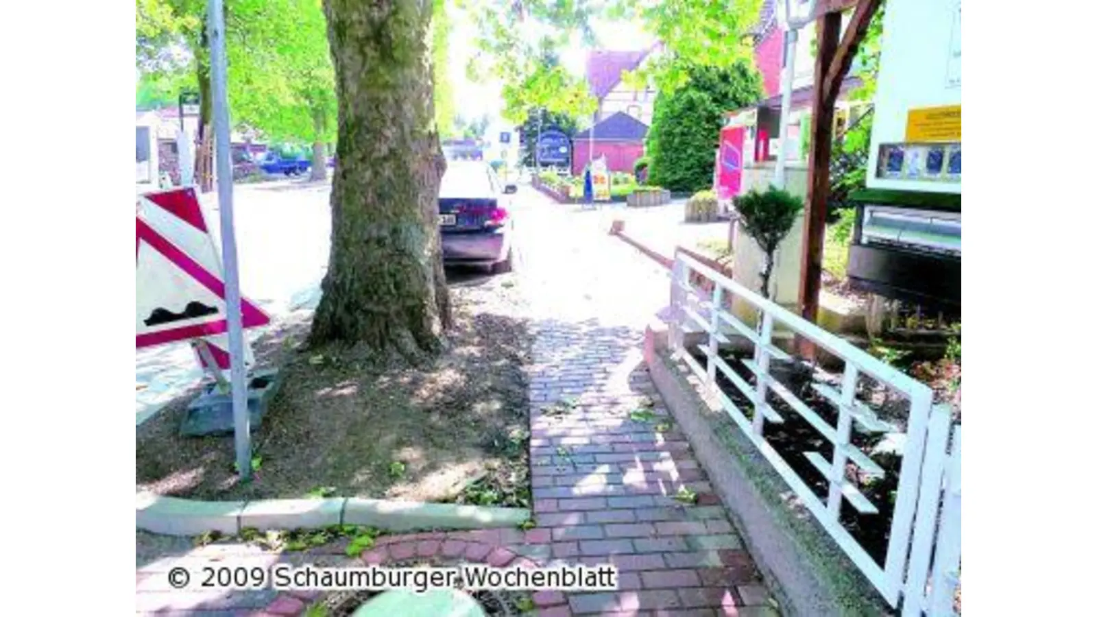 Bürgersteige sind viel zu schmal (Foto: pd)