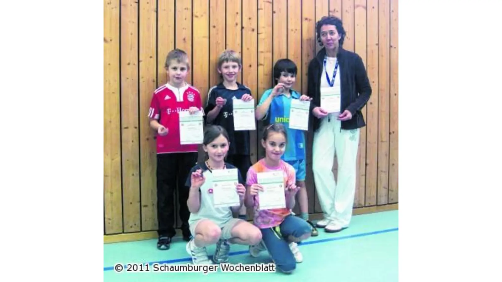 Zum ersten Mal Sportabzeichen (Foto: pd)