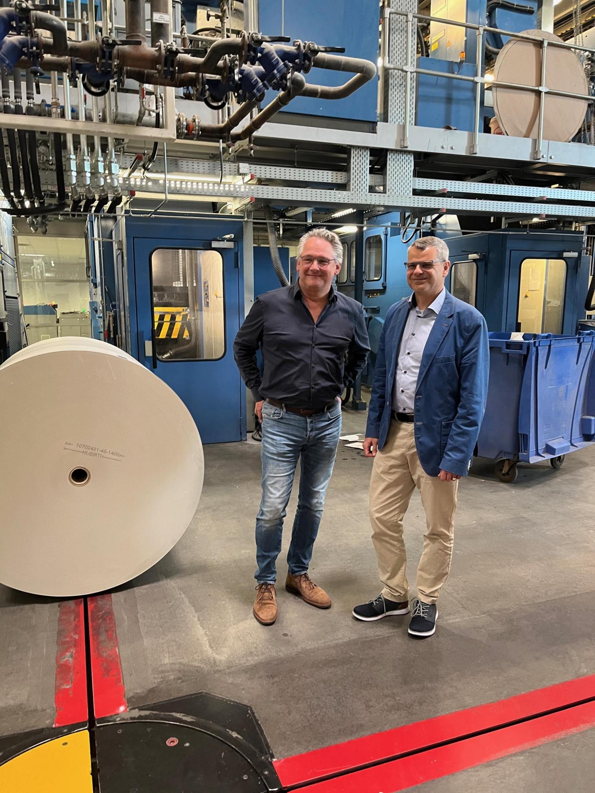 In der Druckerei. (Foto: nd)