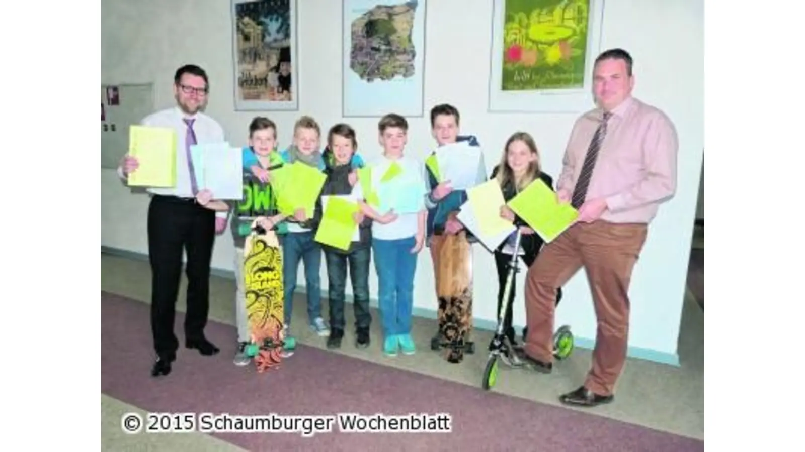 Die Skater absolvieren die erste Hürde (Foto: red)