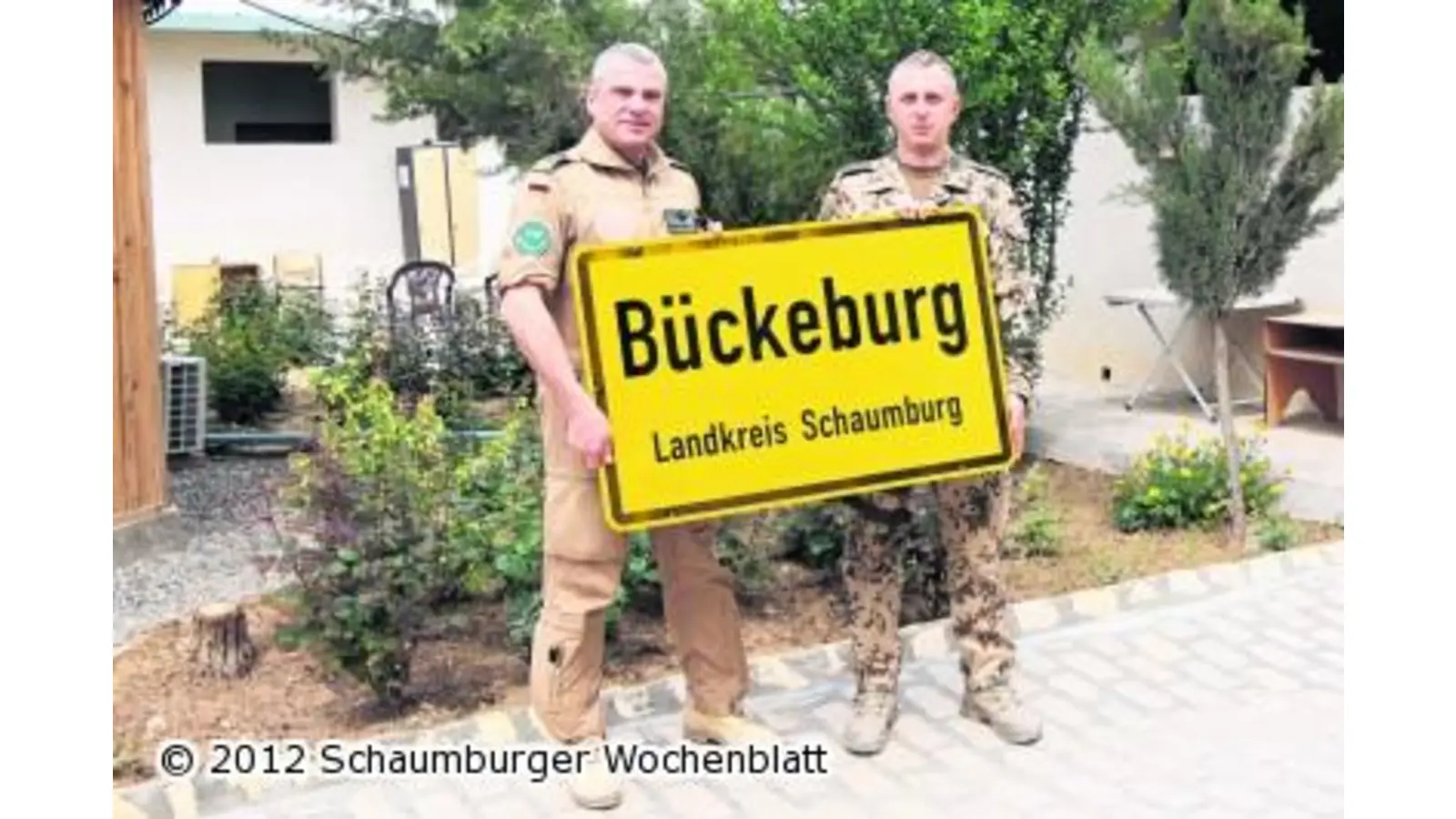 Ein Ortsschild geht auf Reisen (Foto: red)