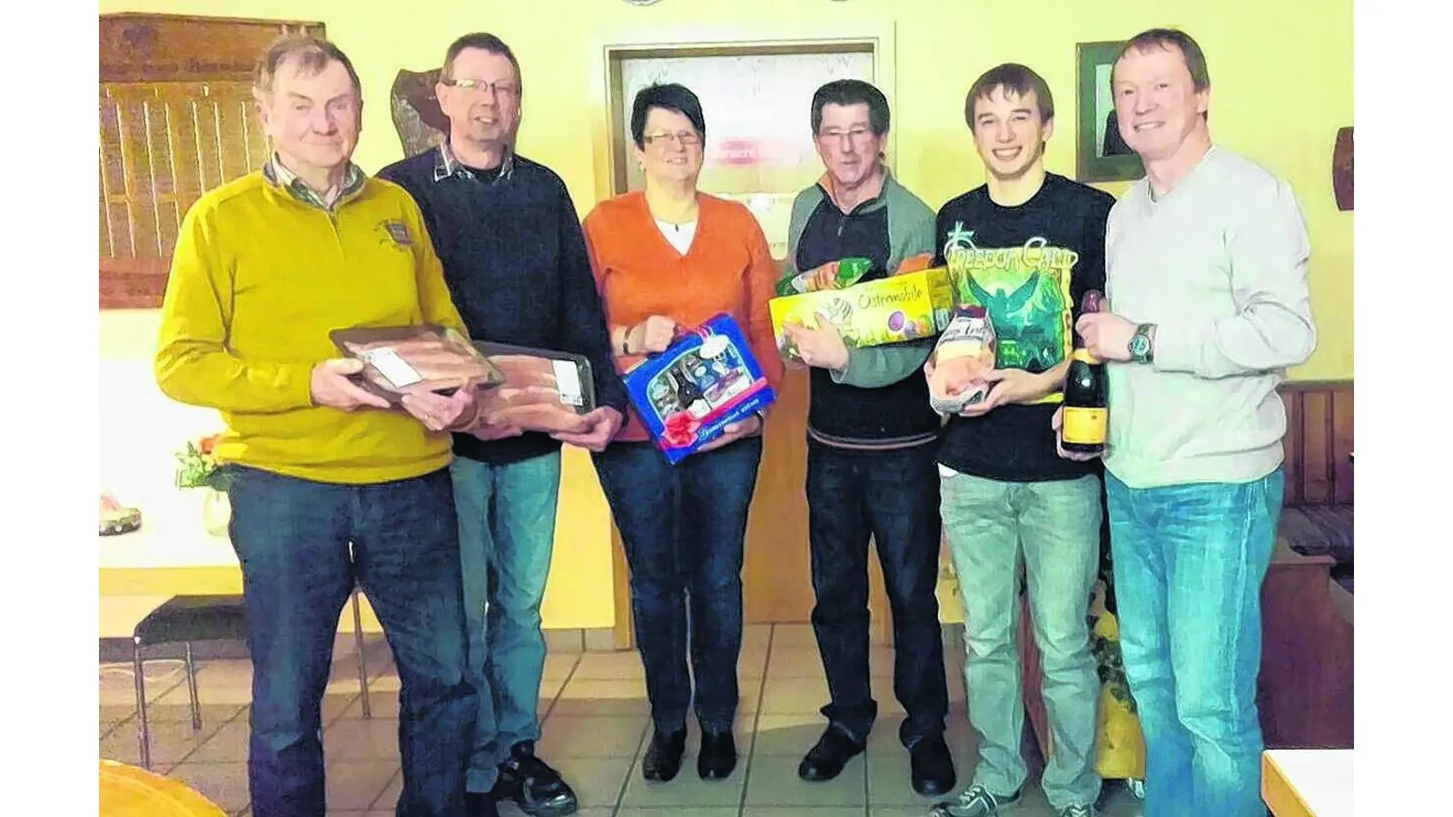 Zahlreiche Teilnehmer beim Osterschießen (Foto: mk)
