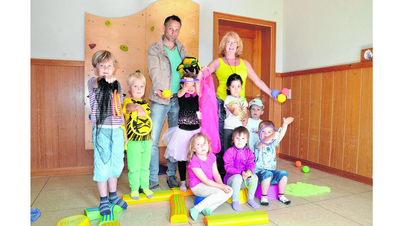 Viel Bewegung fördert die Entwicklung der Kinder (Foto: bt)