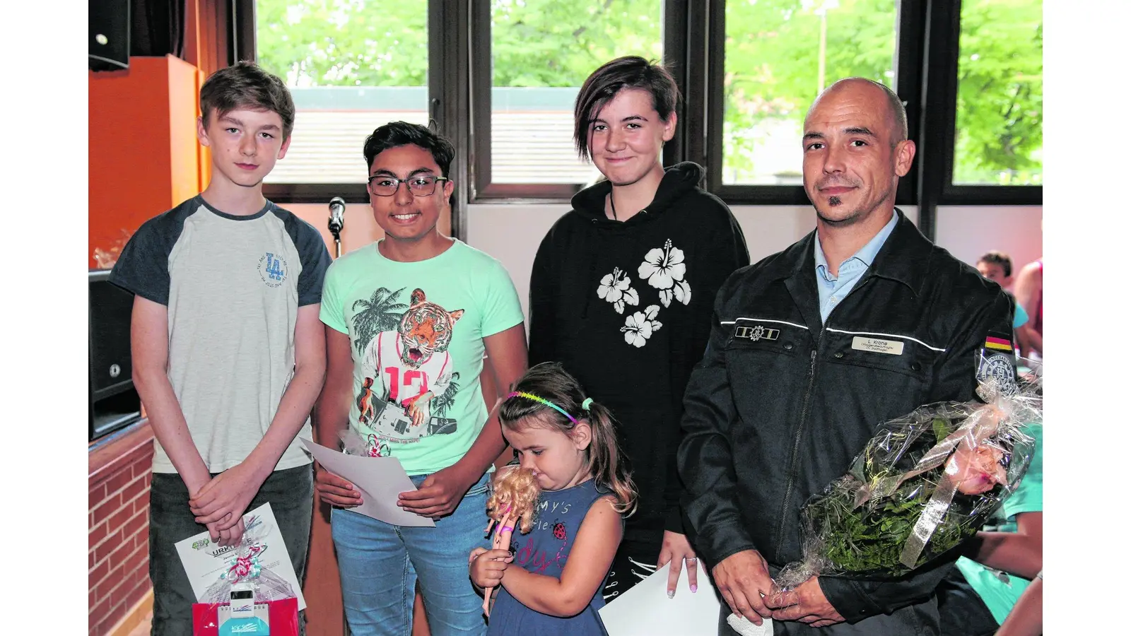 Schüler engagieren sich ehrenamtlich (Foto: bb)