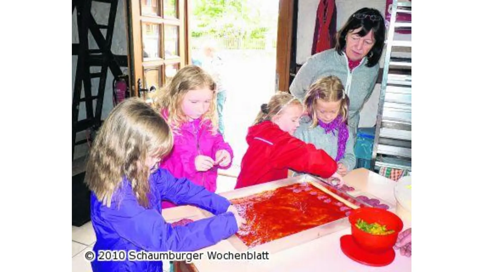 Schuljahresabschluss mit Pizza im Backhaus (Foto: km)