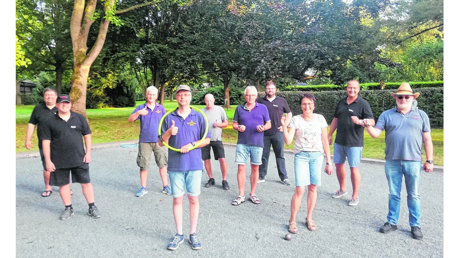 Ran an die Kugeln (Foto: nh)