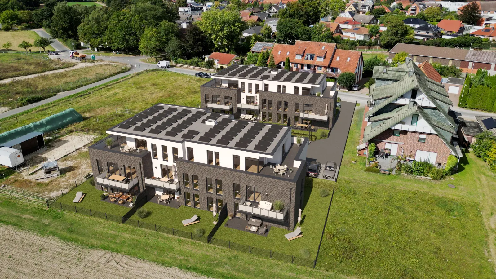 Aus der Vogelperspektive: Neues Baugebiet Sölterweg. (Foto: ai-Bauplanung GmbH)