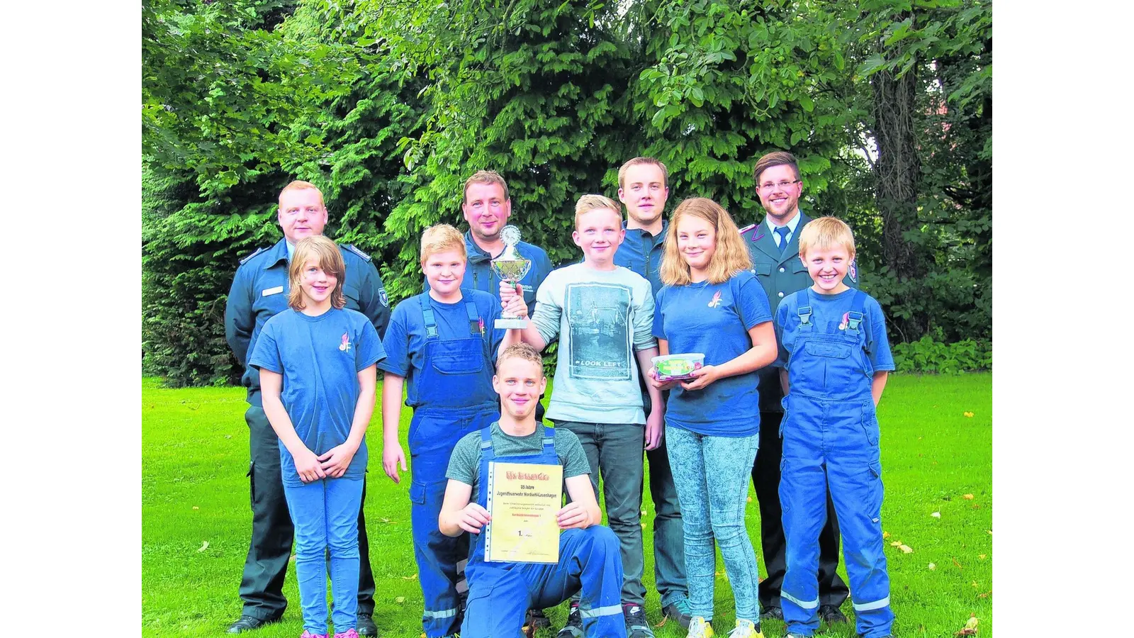 Siegreich auf eigenem Orientierungsmarsch (Foto: mk)