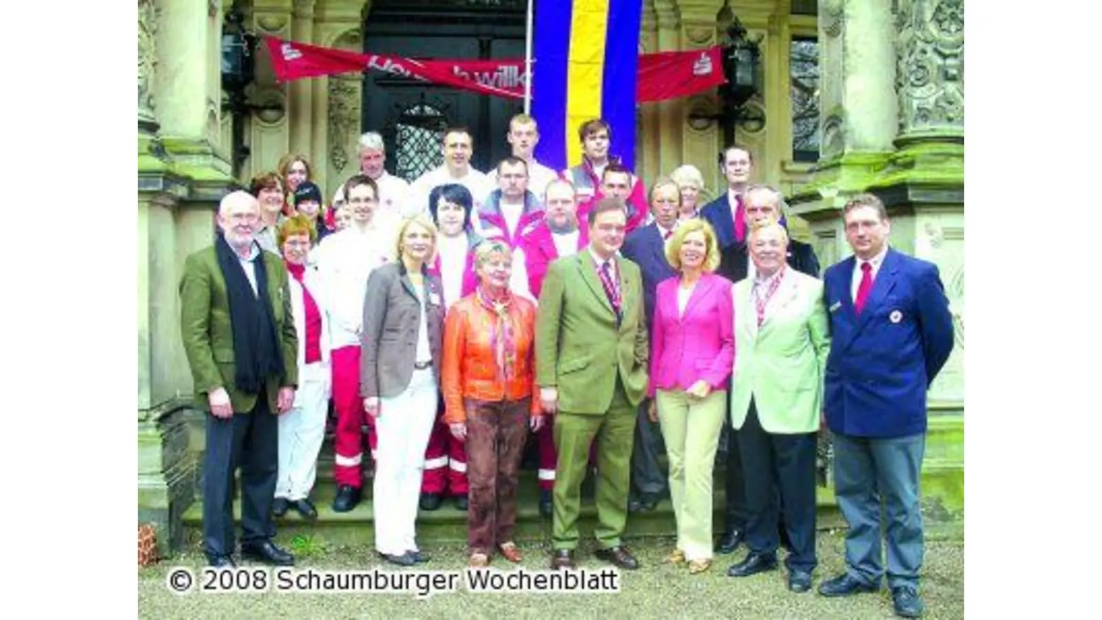 Rotkreuzler mittendrin statt nur dabei (Foto: hb)