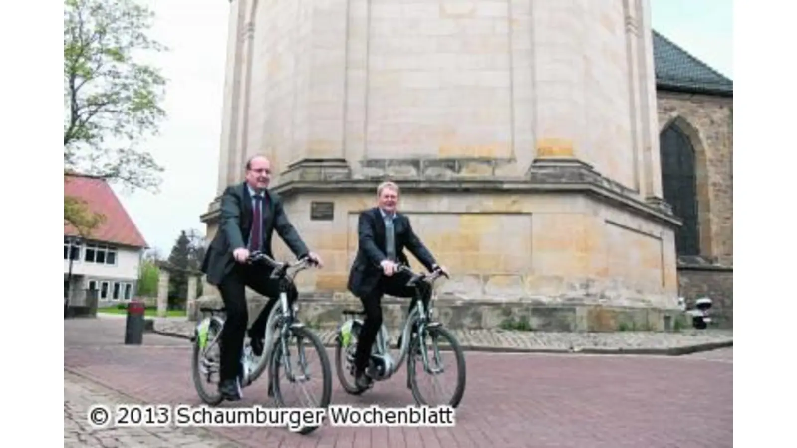 Die Ausflügler sollen auf einer Radroute nach Schaumburg rollen (Foto: bb)