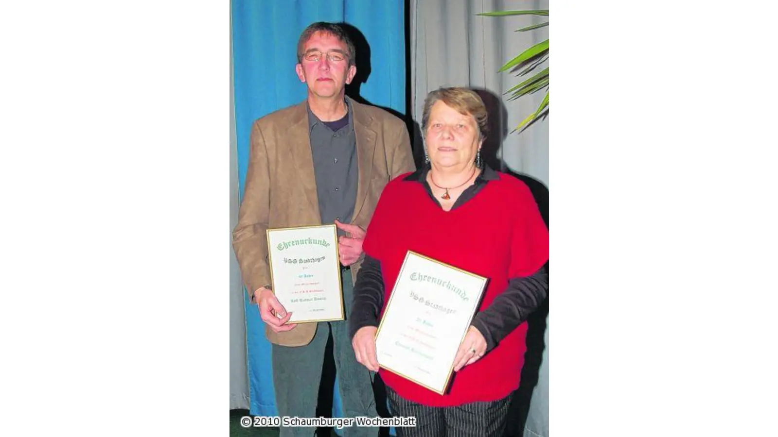 VSG ehrt Gerda Schröder als verdiente Sportlerin (Foto: wtz)