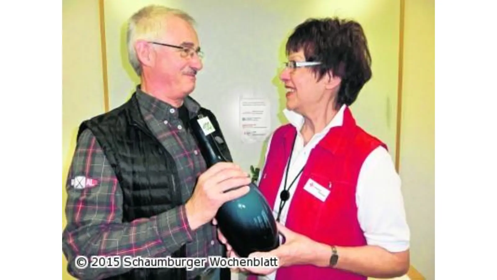 Blutspende mit der Glückszahl 100 (Foto: em)