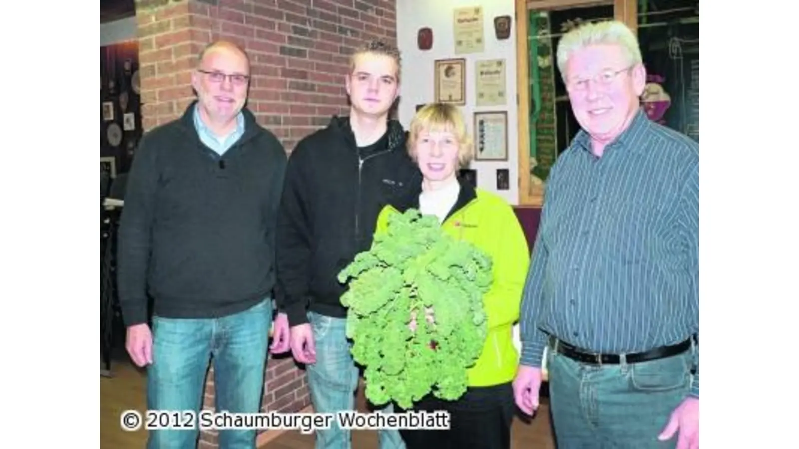 Der Strunk ist nun vergeben (Foto: al)