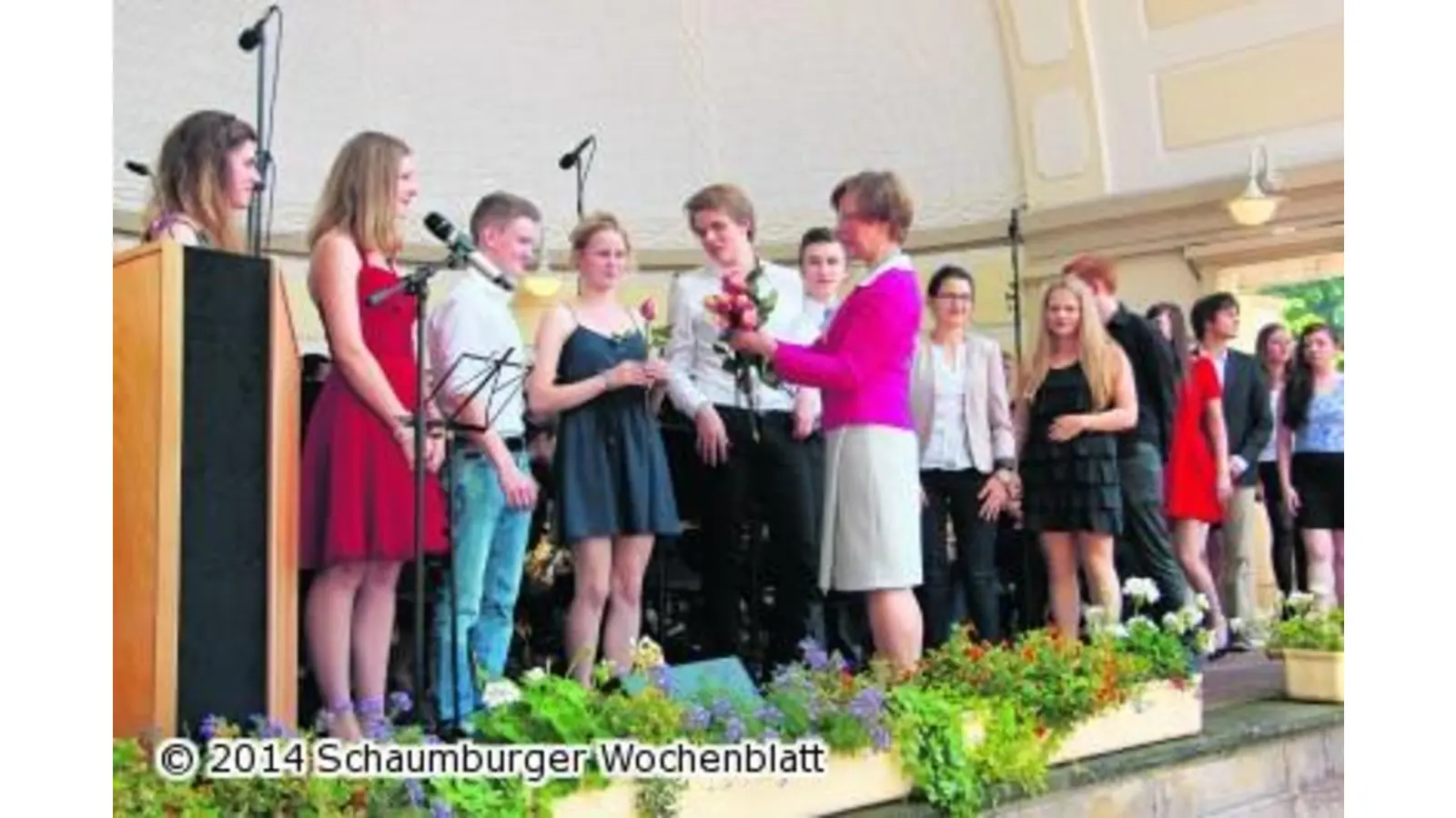 Mit Blitz und Donner verabschiedet (Foto: jl)