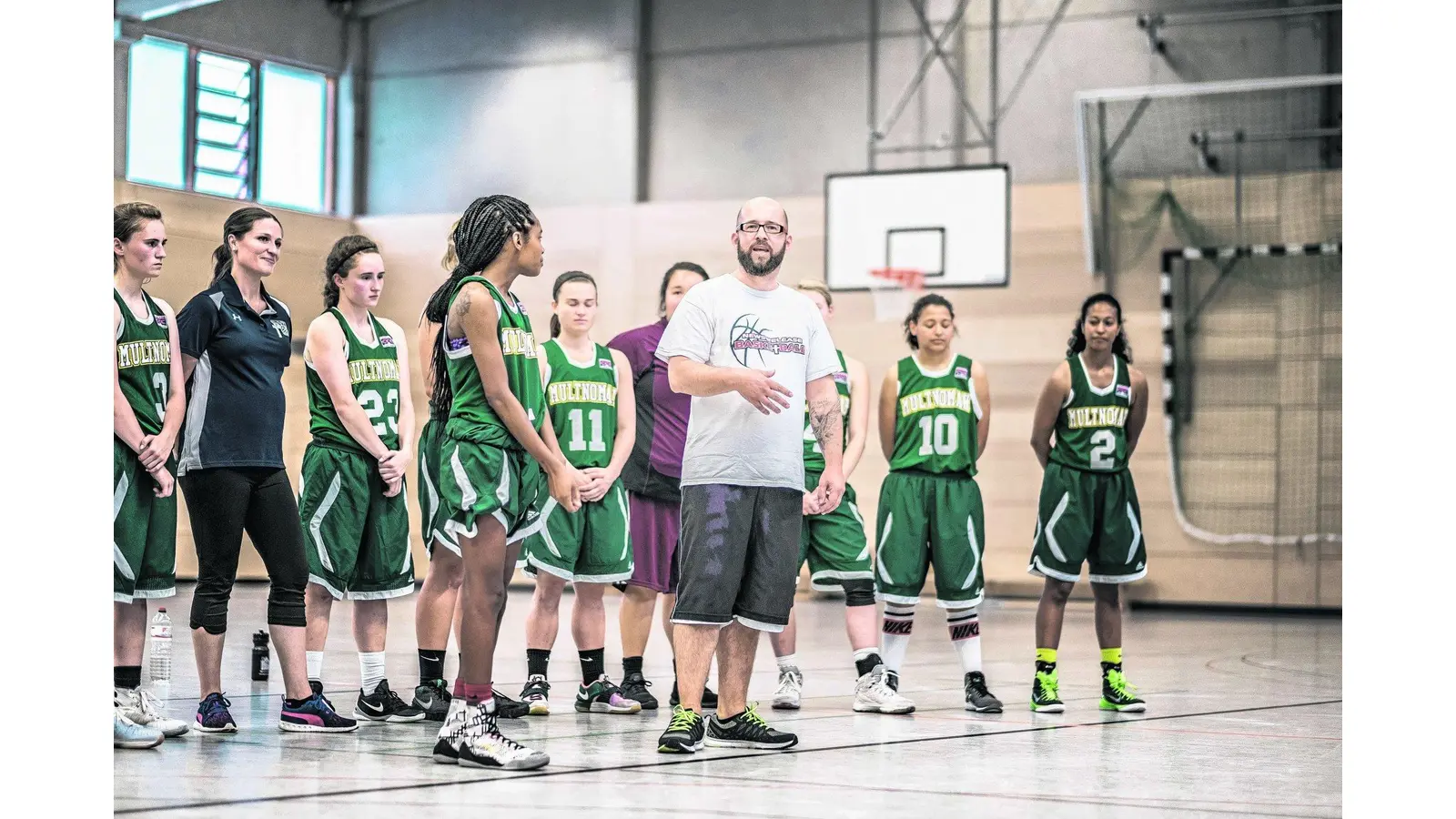 Hochklassiger Basketball im Sport-Forum (Foto: gr)