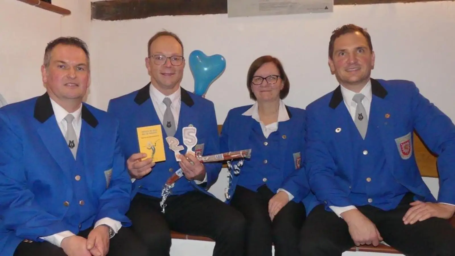 Die Vorstandsmitglieder Henrik Runge, Alexander Köchling, Sabine Stelter und Fabian Rinne wurden erneut bestätigt. (Foto: privat)