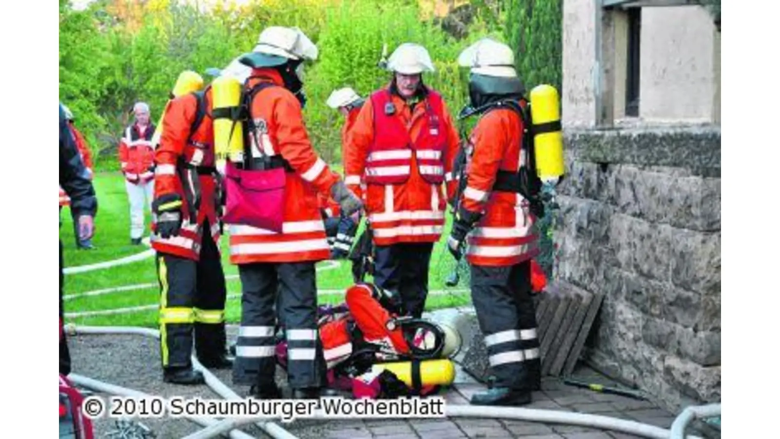 Wenn ein Wohnhaus brennt (Foto: nb)