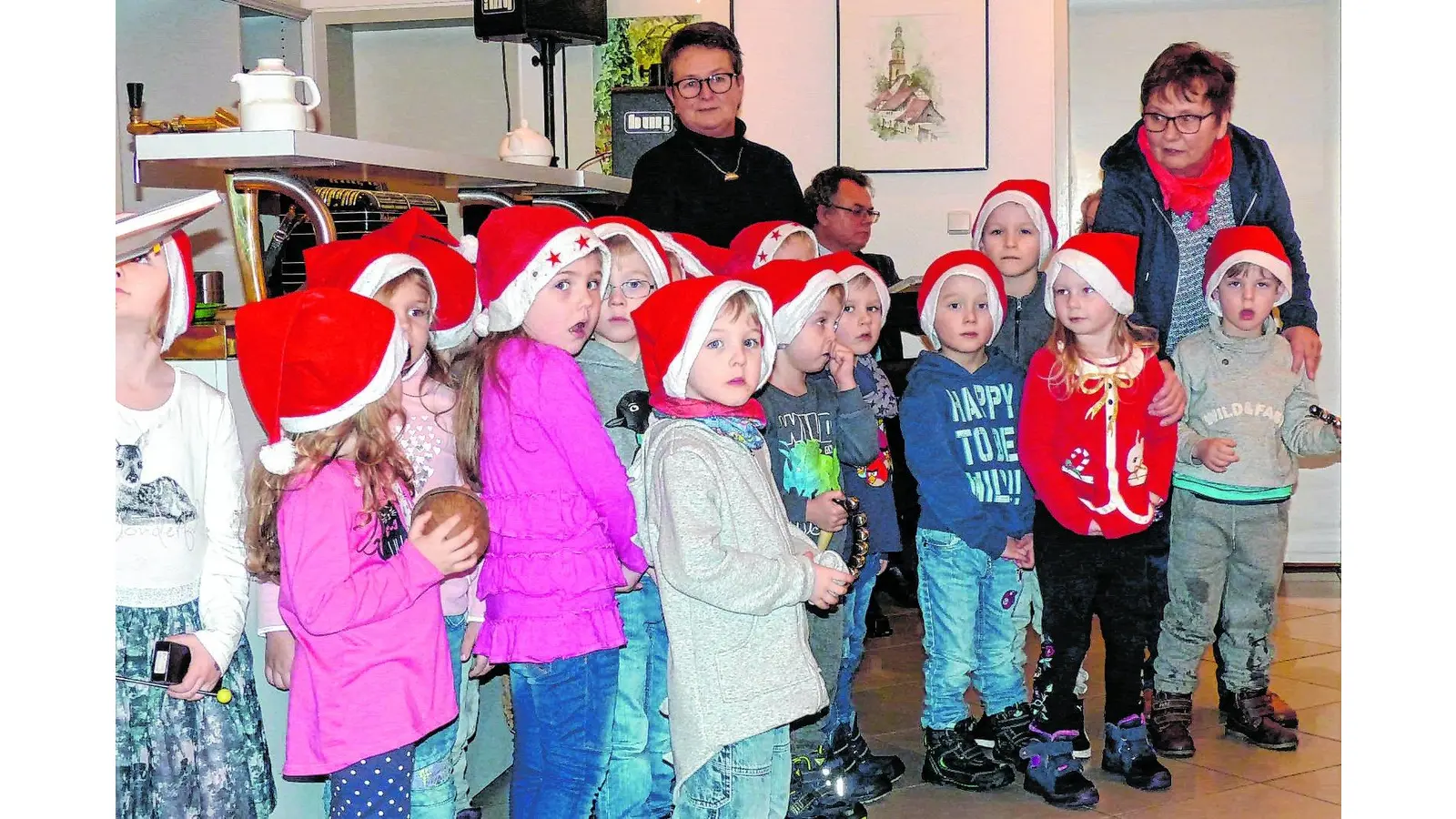 Steinberger Kinder sorgen für die richtige Stimmung bei Adventsfeier (Foto: km)
