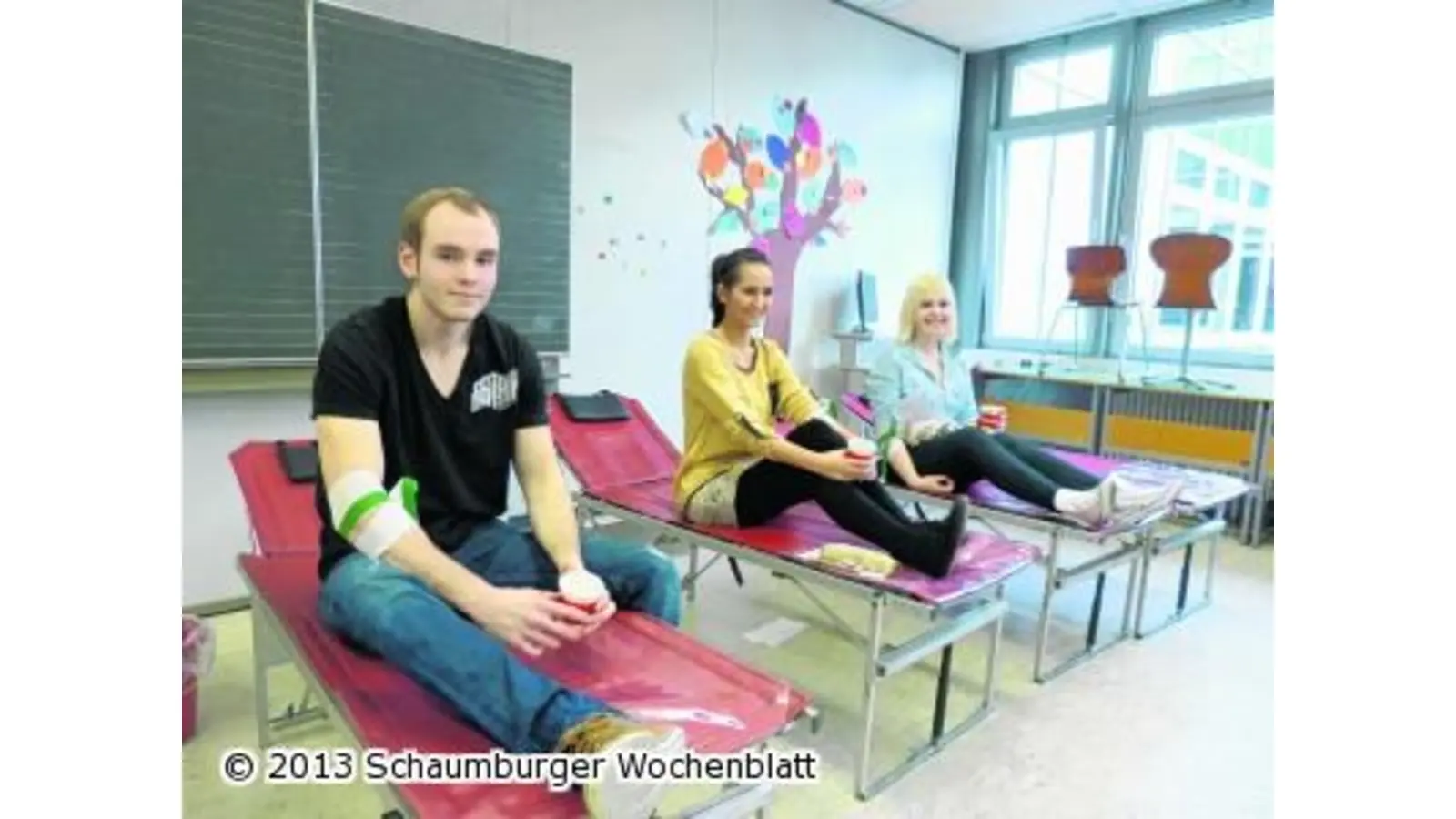 Nur ein kurzer Piekser (Foto: em)