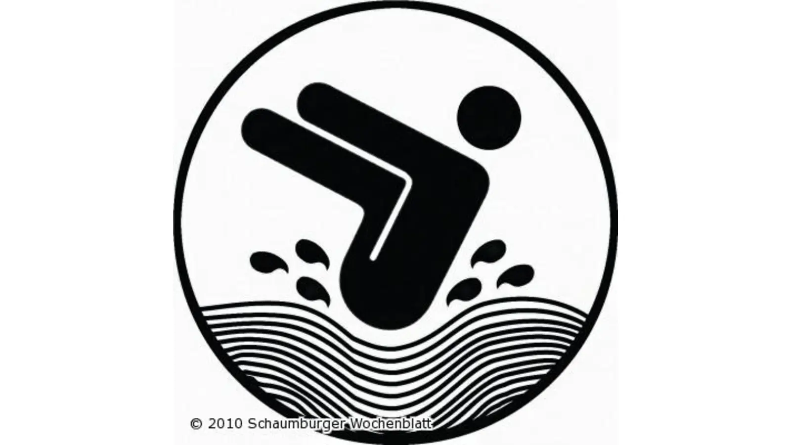 Mit dem Hintern auf das Wasser (Foto: al)