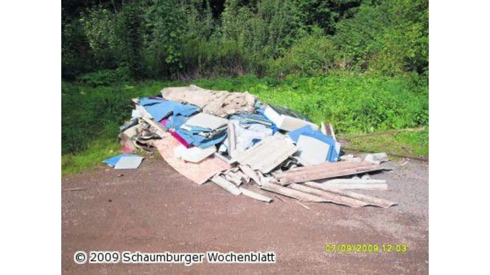 Umweltfrevler entsorgen Sondermüll (Foto: red)