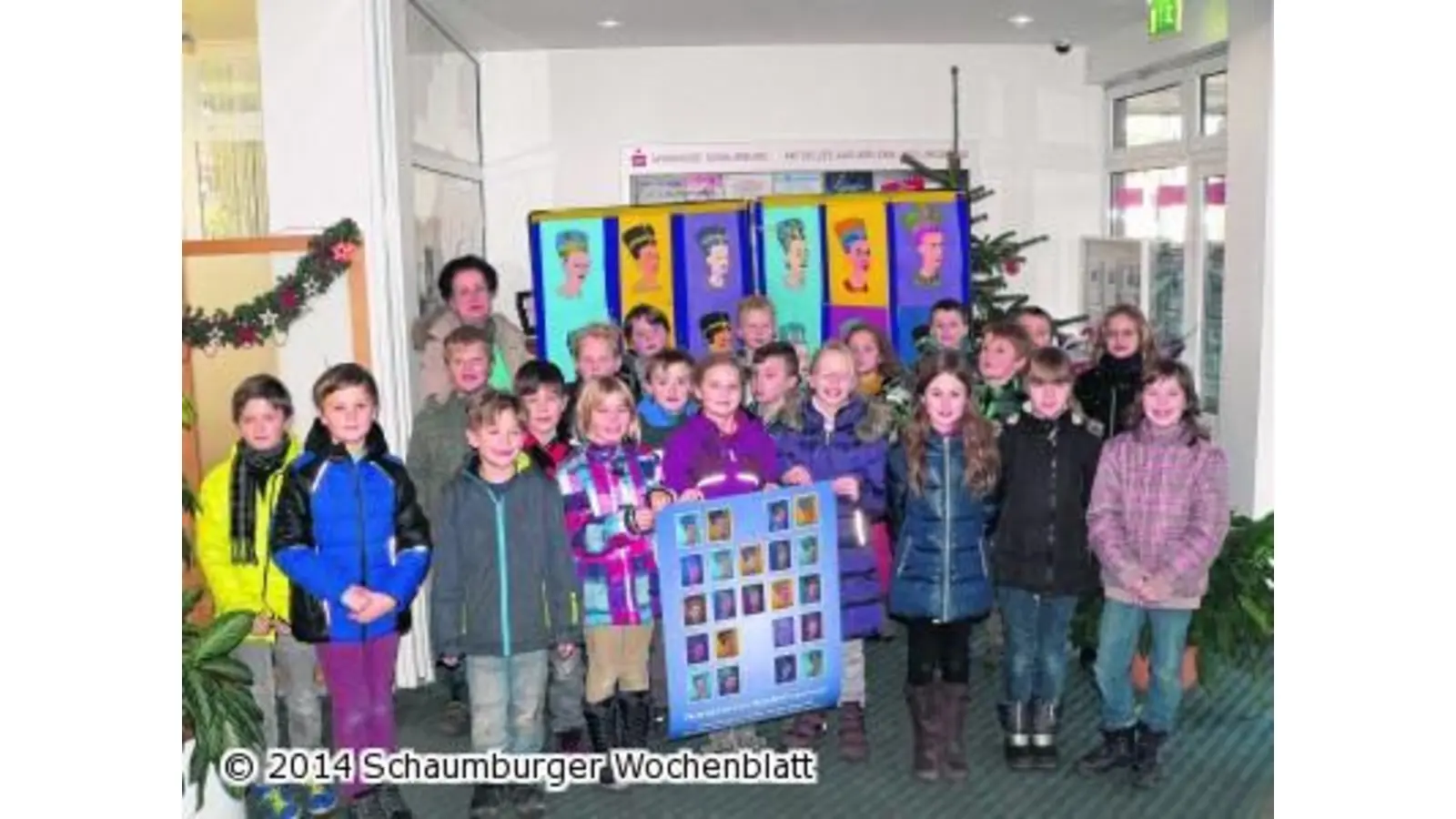 Königin in der Sparkasse (Foto: al)