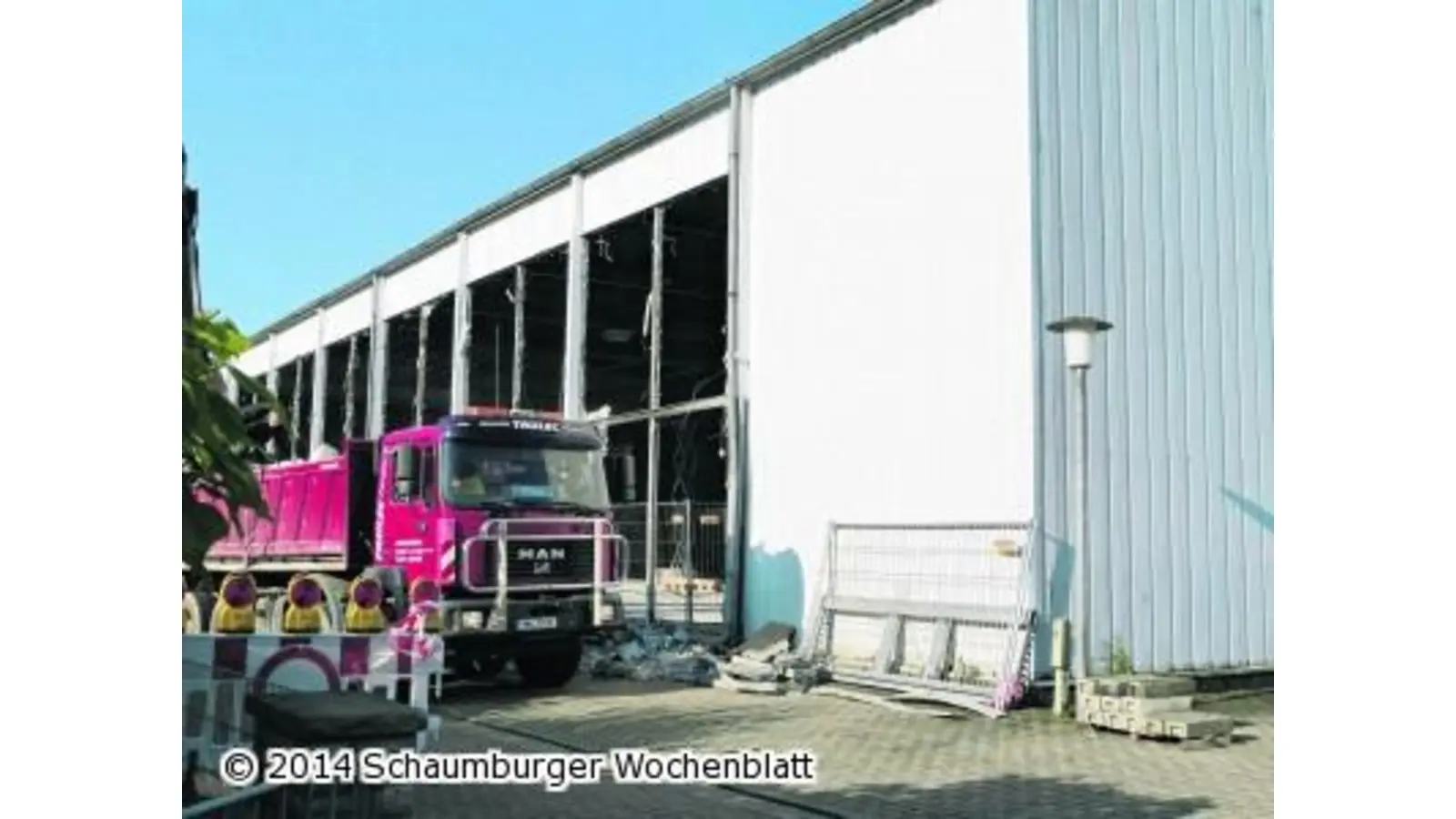 Die Entkernung hat begonnen (Foto: pd)