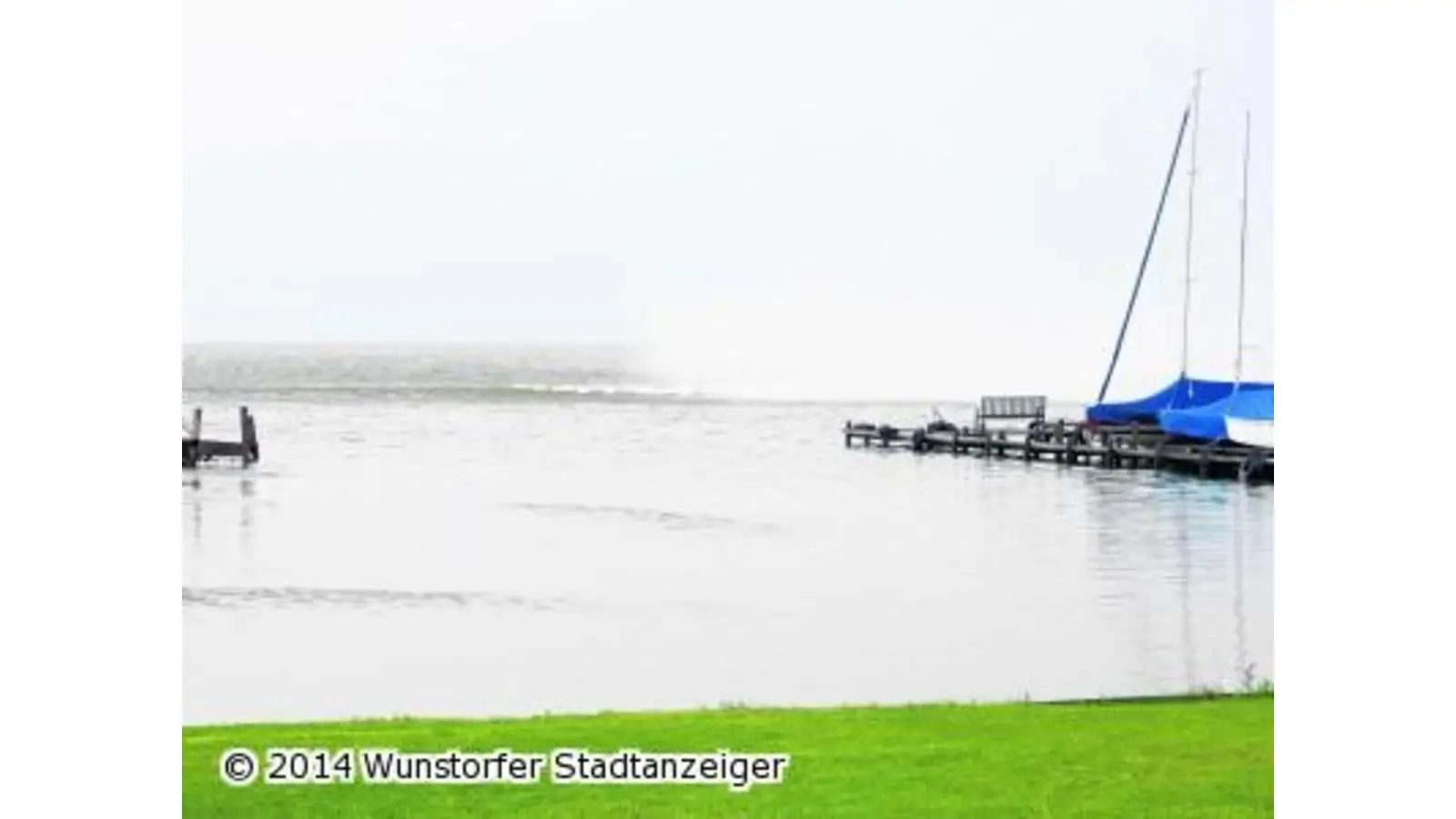 Naturphänomen über dem Steinhuder Meer (Foto: mk)