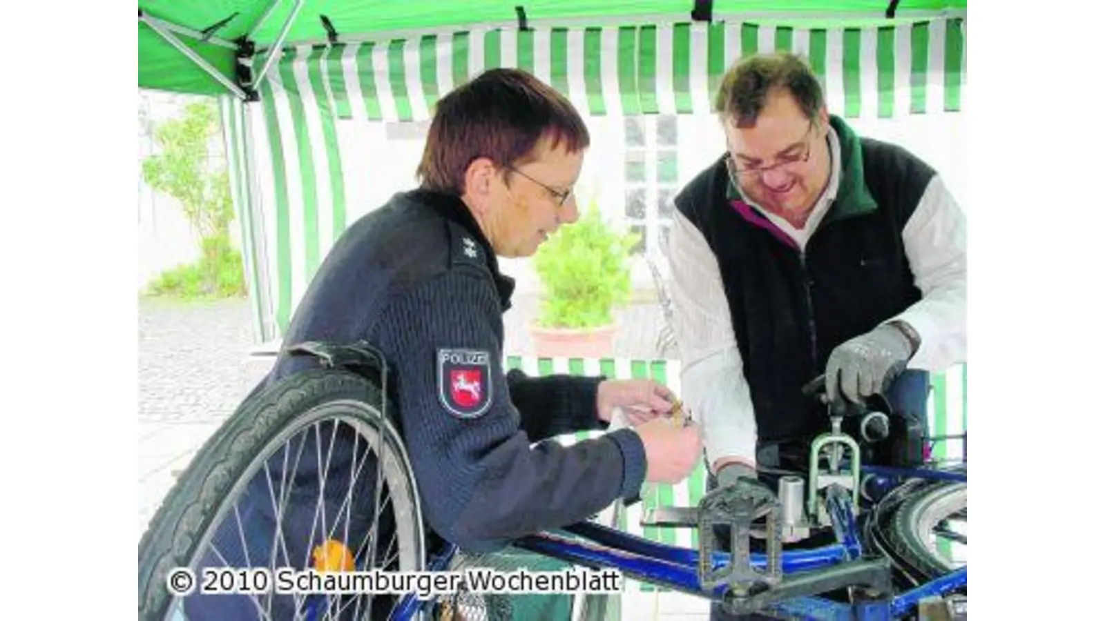 Individuelle Kennung für Fahrräder (Foto: hb)