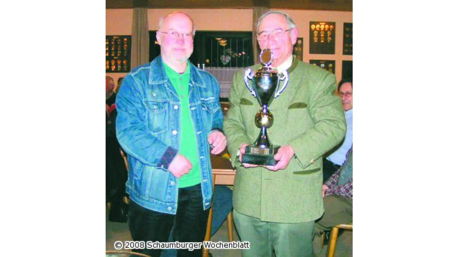 Gerhard Voß gewinnt Wanderpokal (Foto: red)