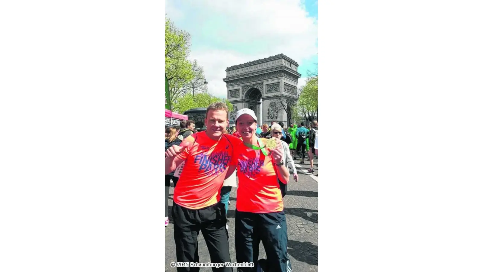 Zwei Lindhorster laufen in Paris (Foto: bt)