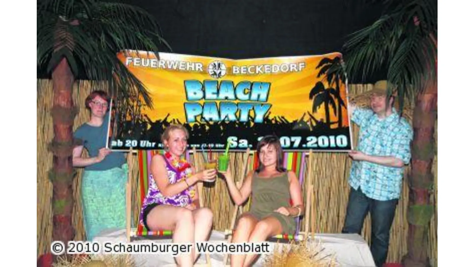 Feuerwehr holt den Strand nach Beckedorf (Foto: bb)