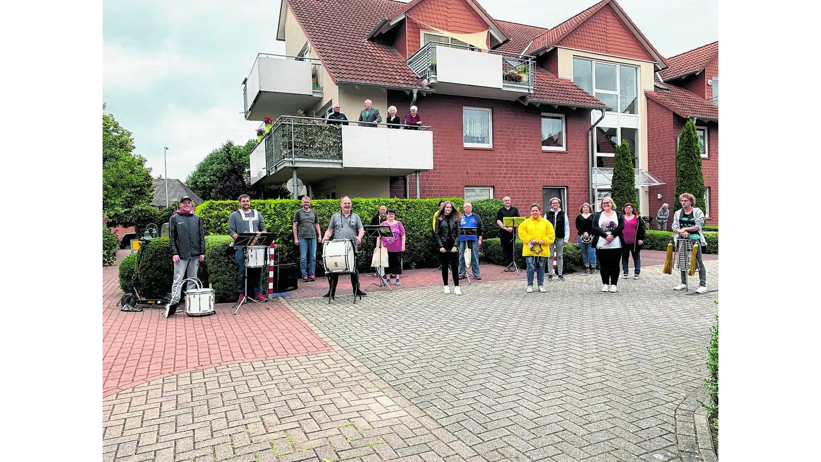 Der Spielmannszug übt (Foto: red)