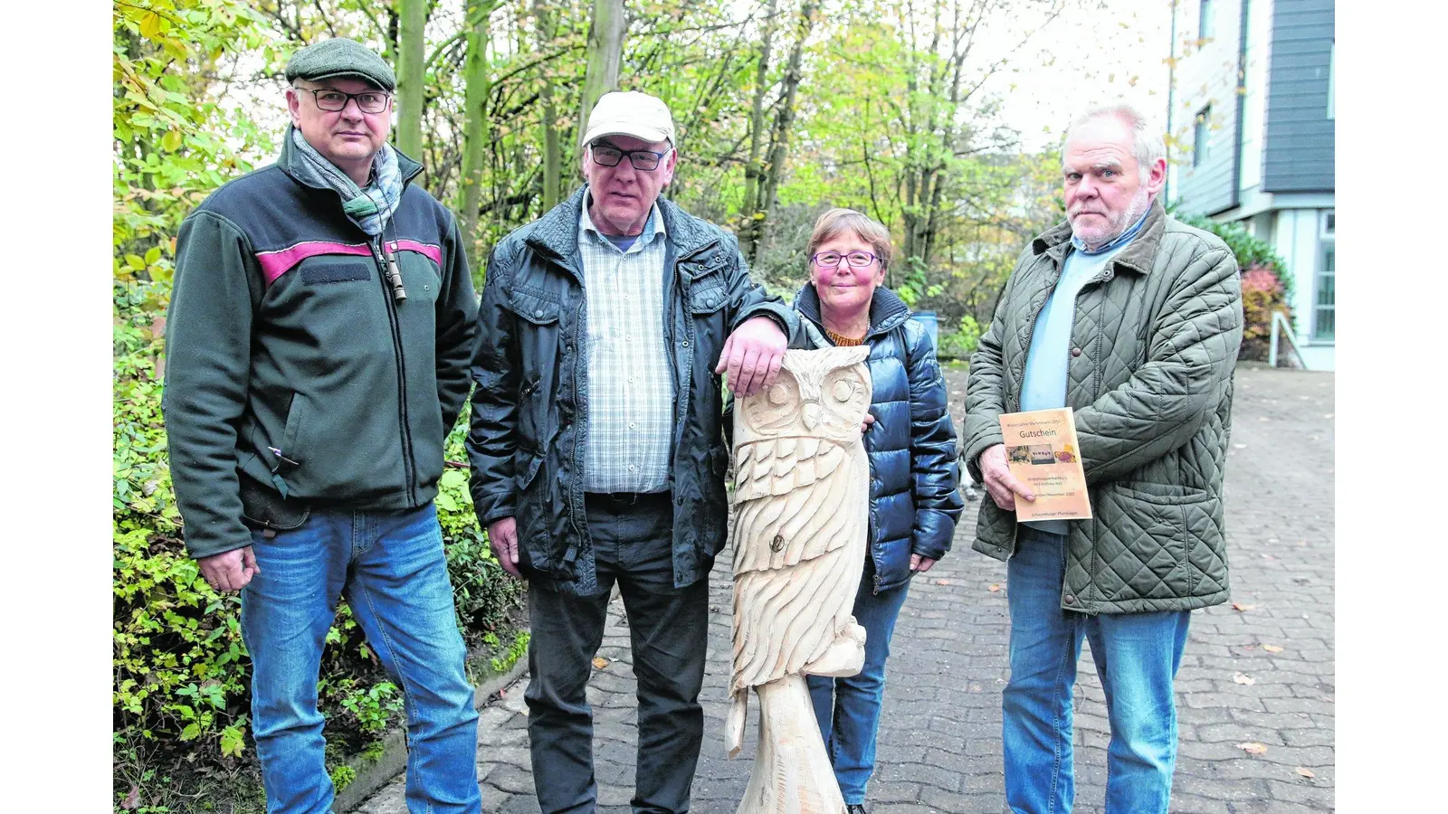 Holz-Eule geht nach Westfalen (Foto: bb)