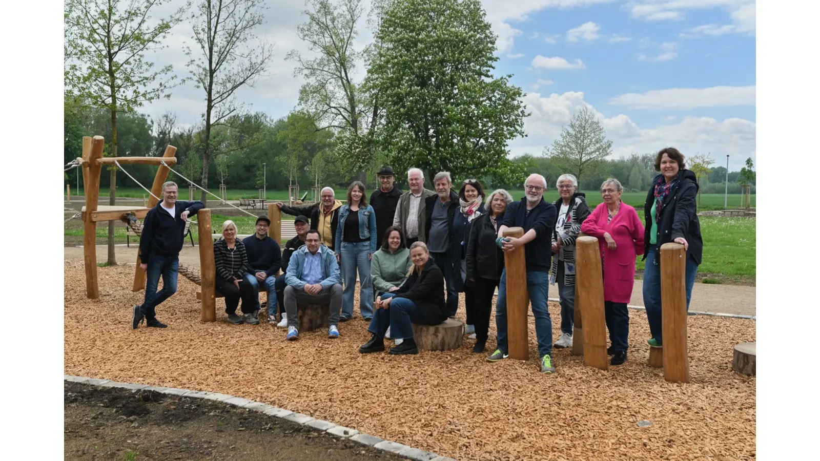 Die Organisatoren laden am Sonntag zur ersten großen Feier in den umgestalteten Volkspark ein. (Foto: nd)