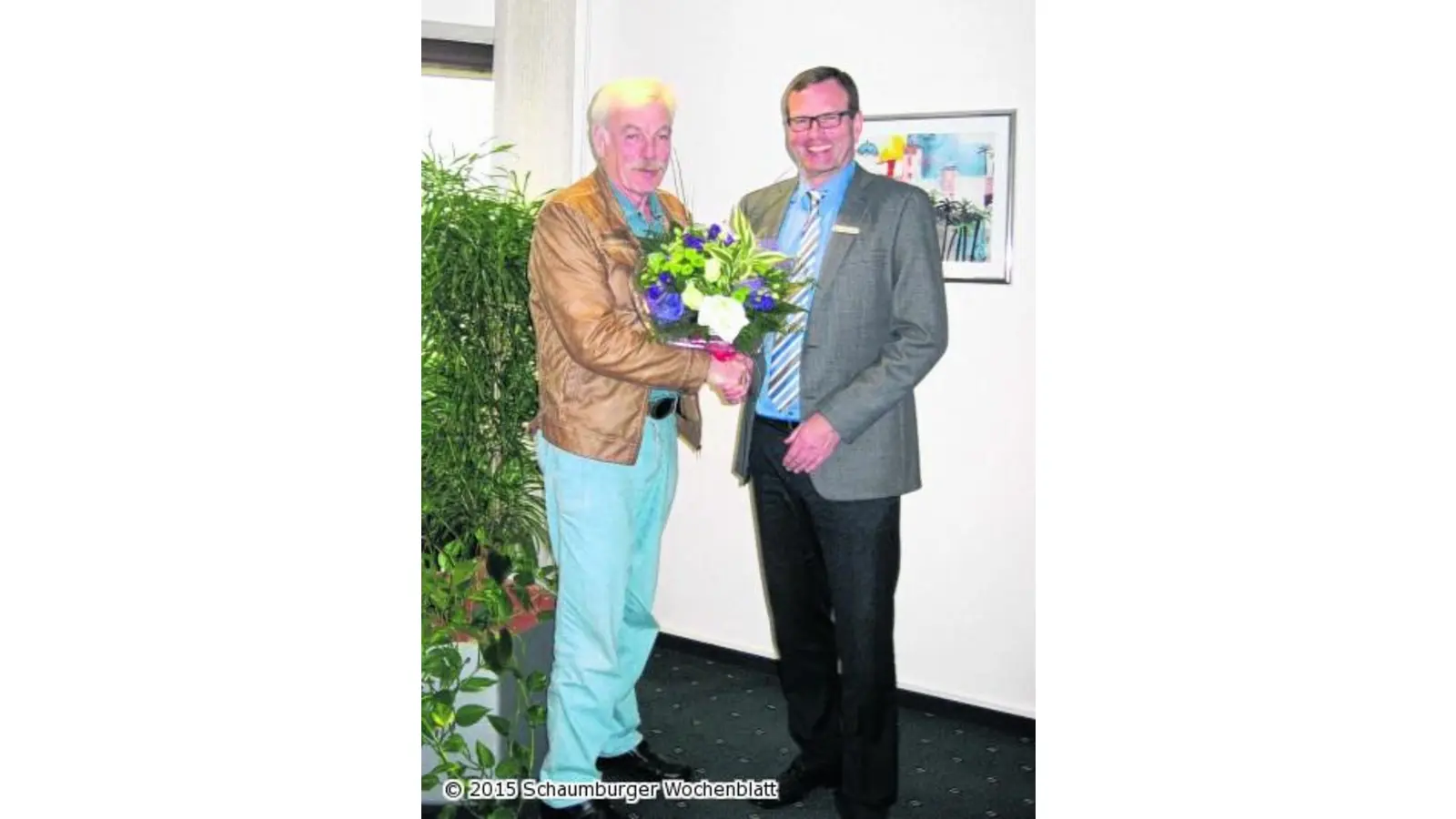 Klaus Röhrs überrascht (Foto: ste)