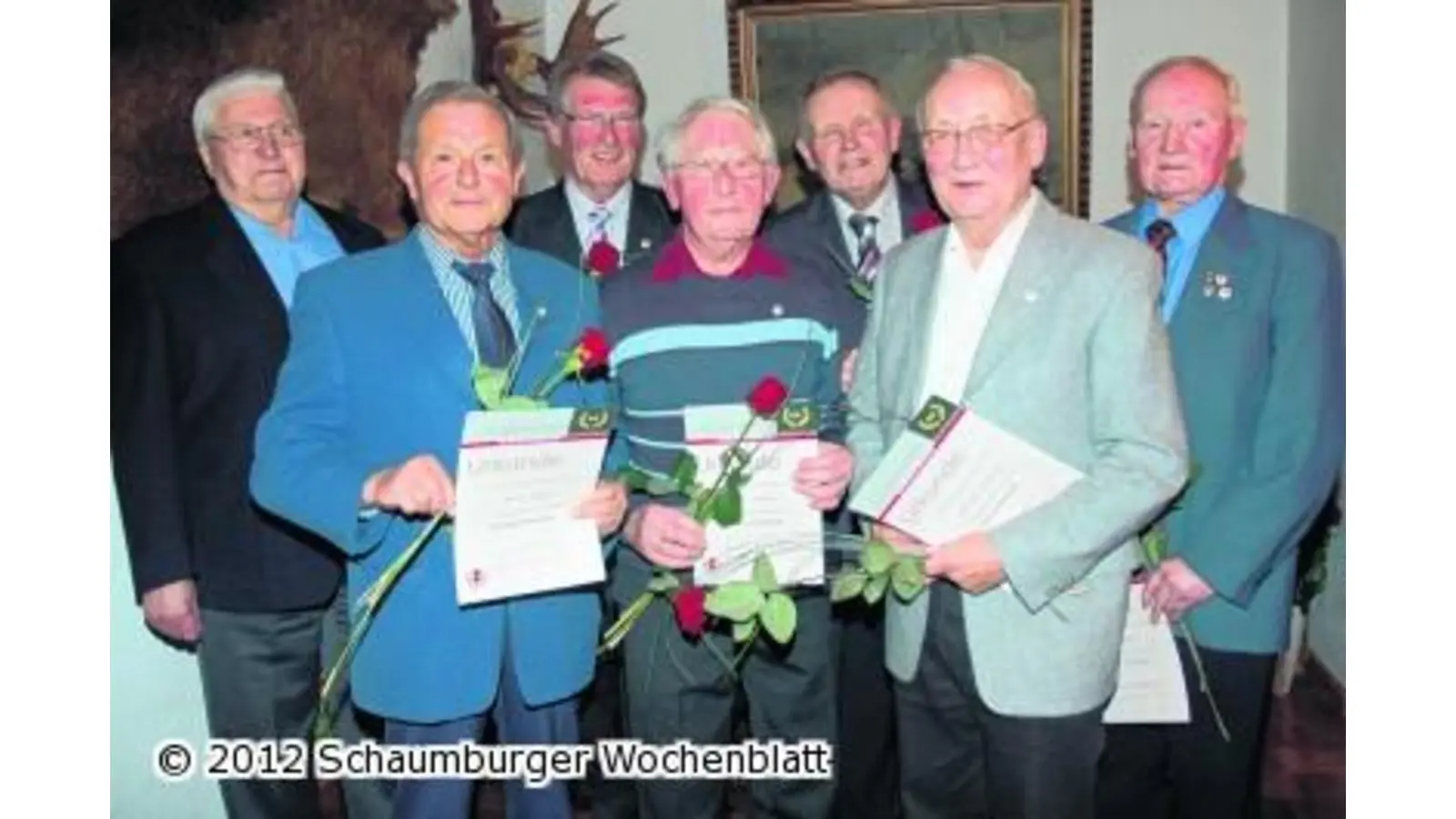 TuS ehrt seine langjährigen Mitglieder (Foto: wtz)