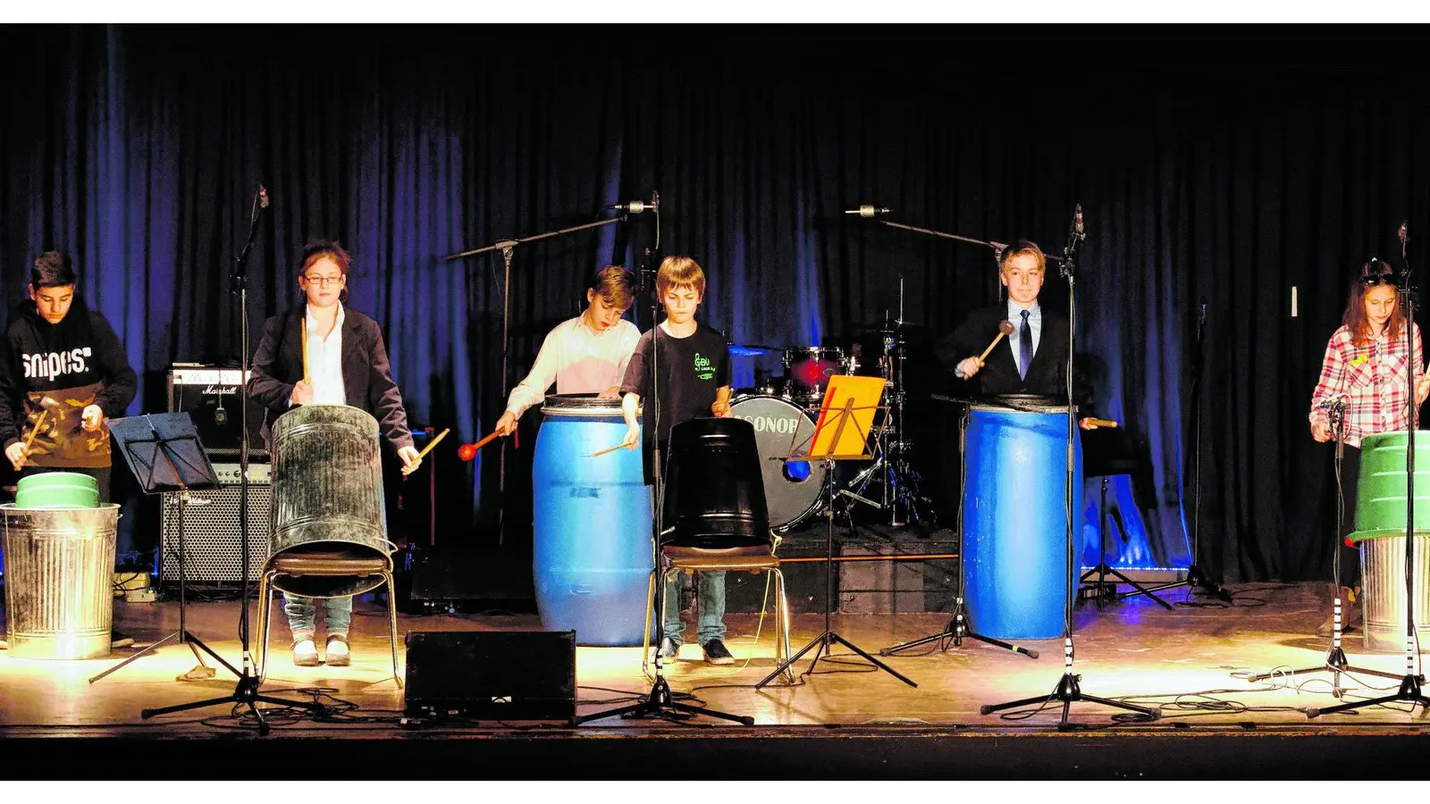 GBN-Schüler lassen es musikalisch schneien (Foto: jl)