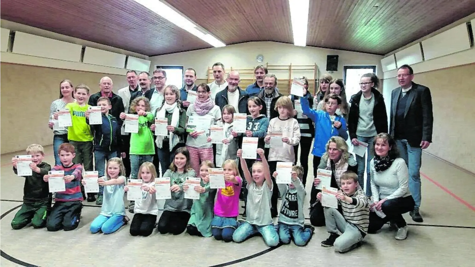 Sportabzeichen erfolgreich absolviert (Foto: red)
