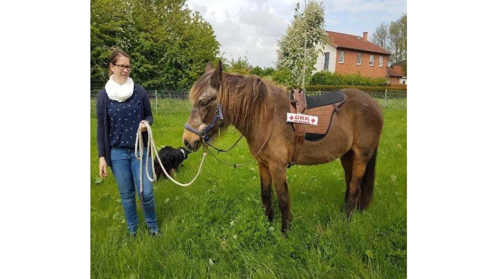 Tierbesuch begeistert (Foto: red)