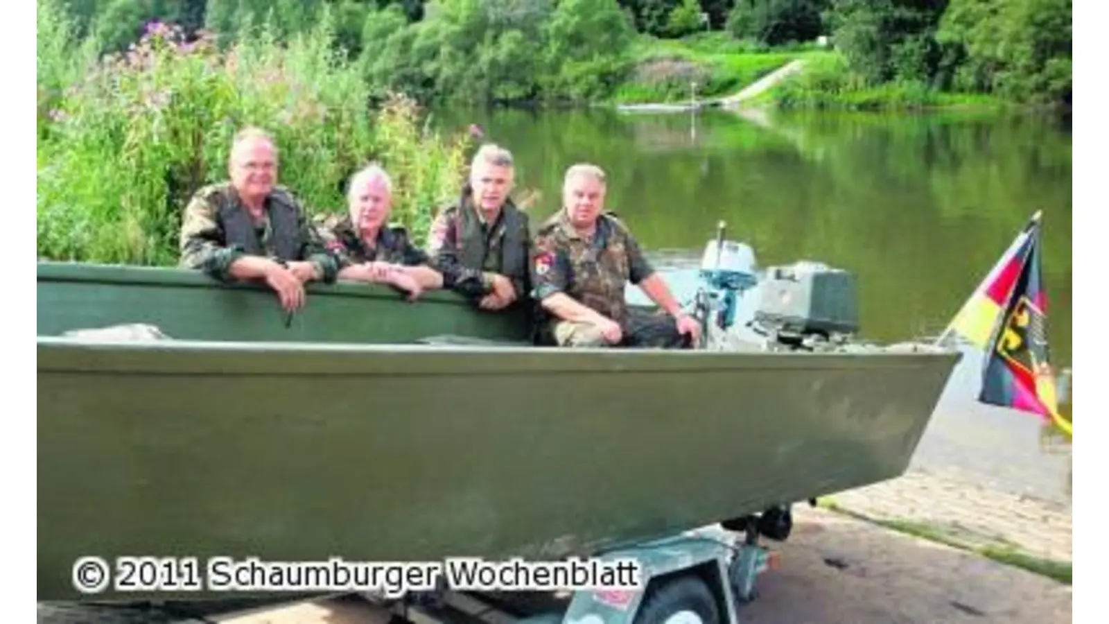 Bootstour auf der Weser mit Hindernis (Foto: red)